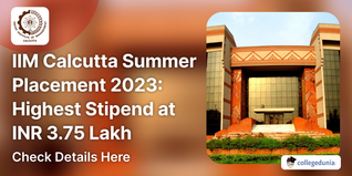IIM Calcutta Summer Placement 2023: MBA Students Receive 513 Offers, Highest Stipend at INR 3.75 Lakh
